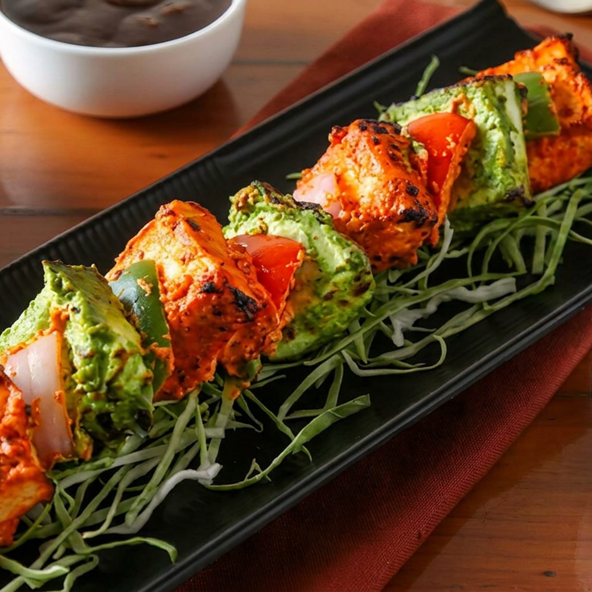 Food Street paneer tikka roll
