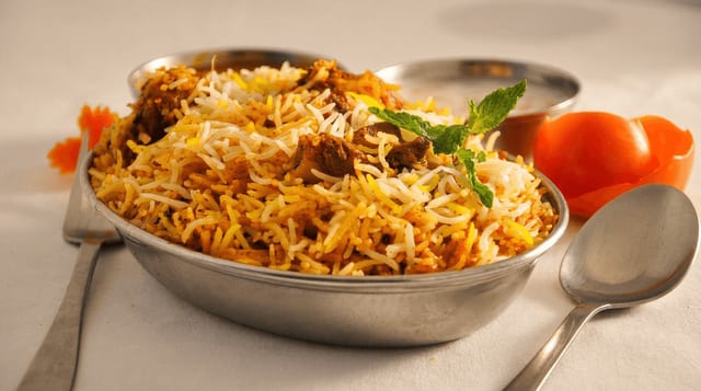 Goat Biryani.