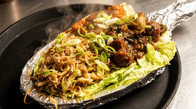 Indi-Chini Sizzler (Veg).