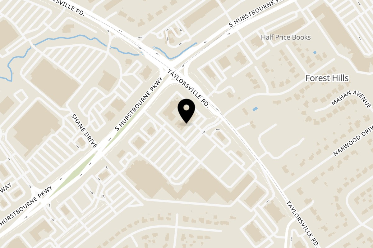 Map showing the location of Sankalp Louisville on 9008 Taylorsville Rd in Louisville